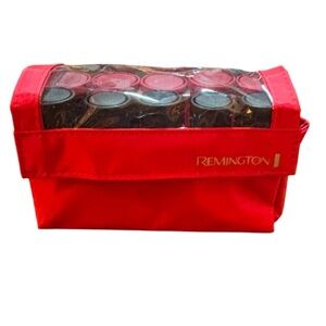Remington All That Ionic 10 Hot Rollers Hair Curlers Travel Case W/clips